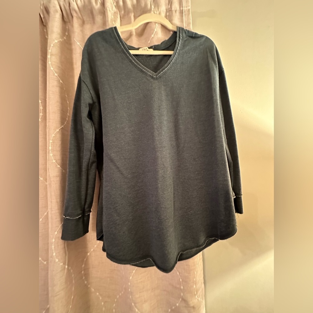Dark Gray Comfy Long Sleeve Pullover  - Bundle and Save!